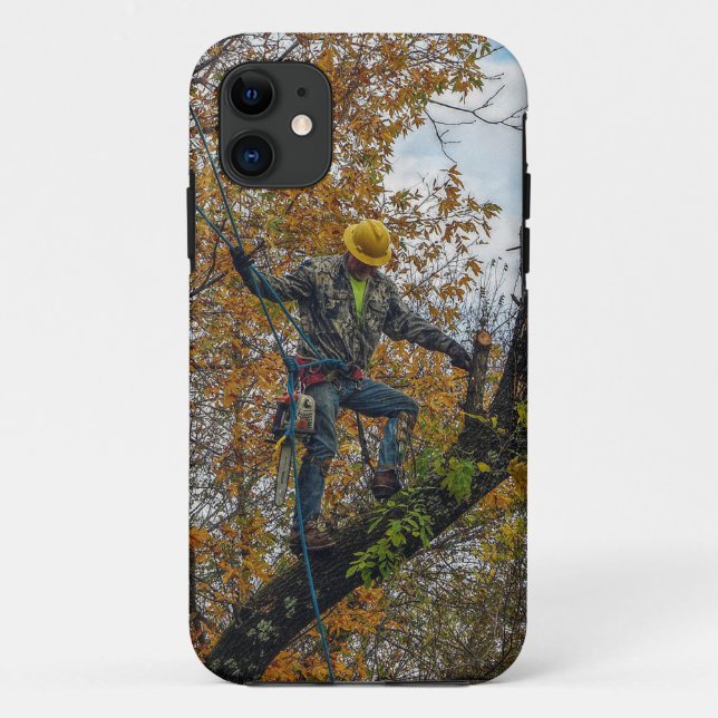 Capa Para iPhone 11 Cirurgião de árvores (Verso)