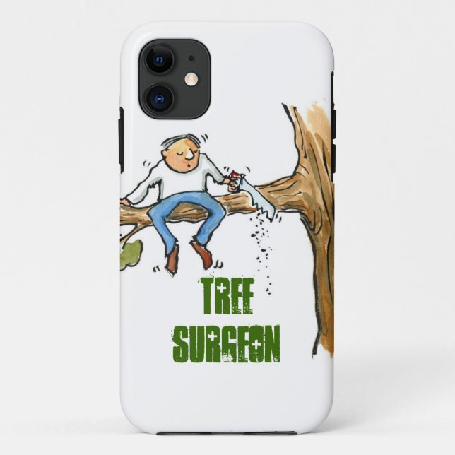 Capa Para iPhone 11 Cirurgião de árvores (Verso)