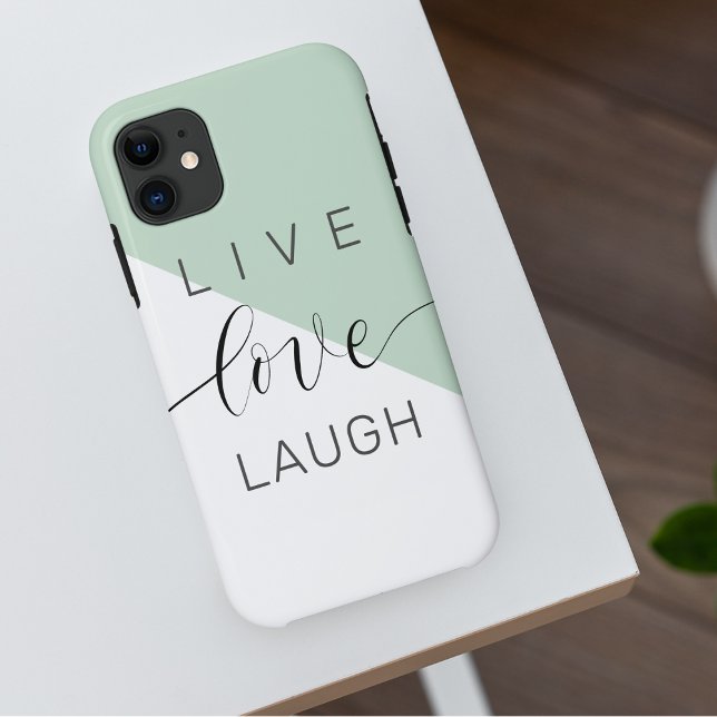 Capa Para iPhone 11 Citação de Mensagens de Motivação Positiva do Live (Criador carregado)