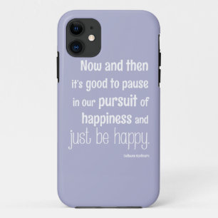 Capa Para iPhone 11 Citações inspiradores da felicidade