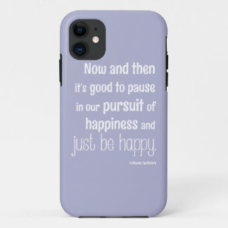 Capa Para iPhone 11 Citações inspiradores da felicidade