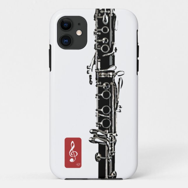 Capa Para iPhone 11 Clarinet (Verso)