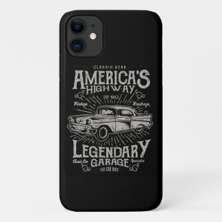 Capa Para iPhone 11 Classic American Muscle Car | Estrada Hoteleira