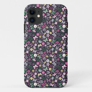 Capa Para iPhone 11 Clássico Floral Calico Design