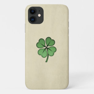 Capa Para iPhone 11 Clássico irlandês Lucky Shamrock