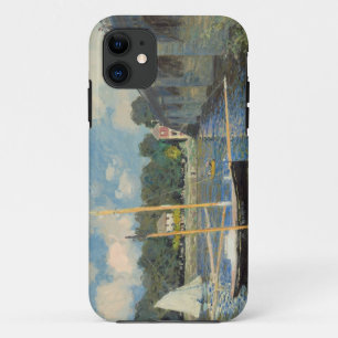 Capa Para iPhone 11 Claude Monet a ponte em Argenteuil