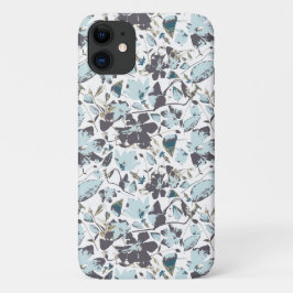 Capa Para iPhone 11 Clematis Vine Floral De Cor Azul Claro