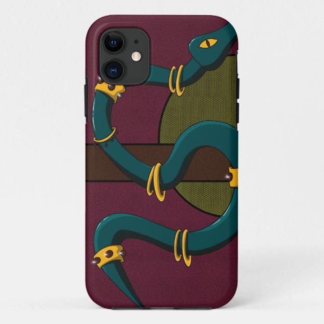 Capa Para iPhone 11 Cobra Sticker Carré (Verso)