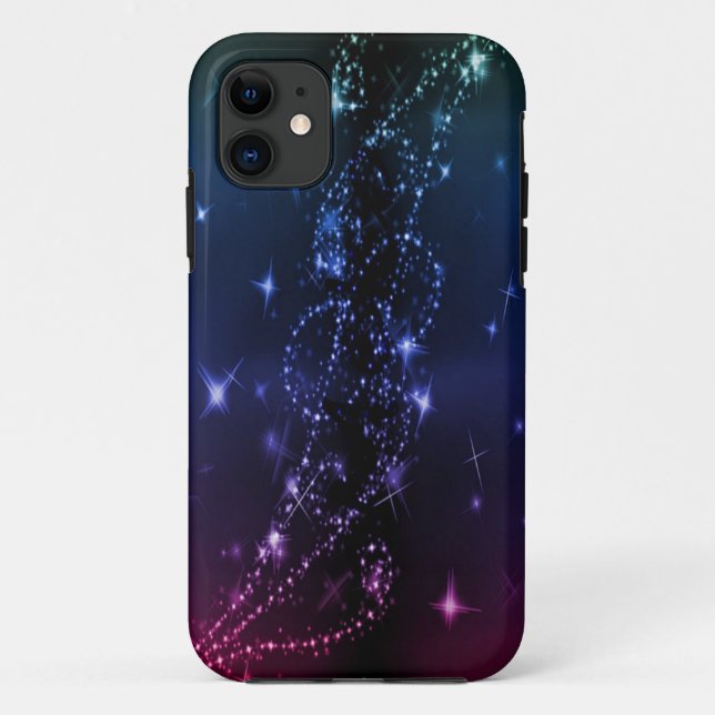 Capa Para iPhone 11 Cobrir à moda do iphone 5 do redemoinho do brilho (Verso)