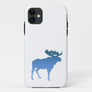 Capa Para iPhone 11 Cobrir azul de Iphone dos alces