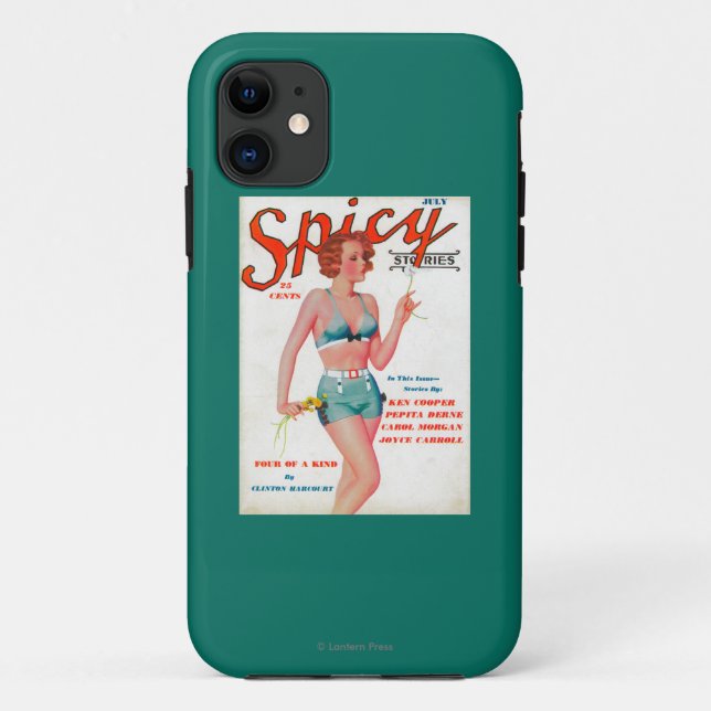 Capa Para iPhone 11 Cobrir da Revista de Imagem (Verso)
