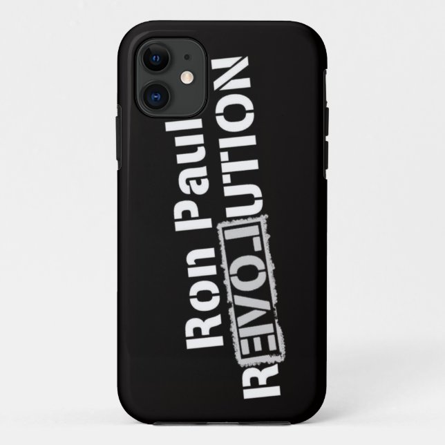 Capa Para iPhone 11 Cobrir da revolução iPhone5 de Ron Paul (Verso)