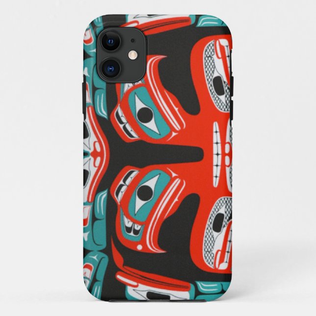 Capa Para iPhone 11 Cobrir dirigido dois do telemóvel de Eagle (Verso)