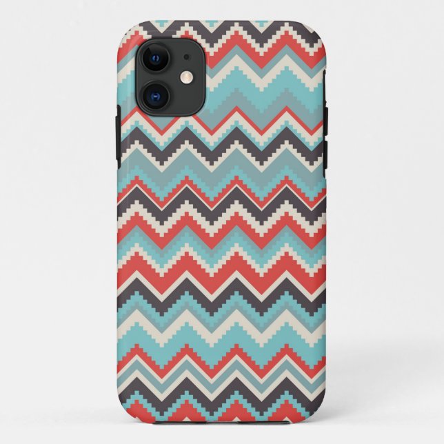 Capa Para iPhone 11 cobrir do telefone - impressão asteca da viga (Verso)