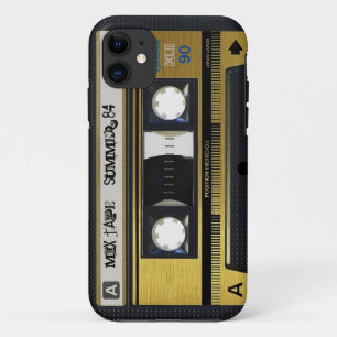 Capa Para iPhone 11 cobrir retro 1984 da fita da mistura da cassete de