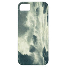 Cobrir tormentoso do iPhone do cartão do vintage