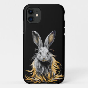Capa Para iPhone 11 Coelho da Cinza incrível no fogo