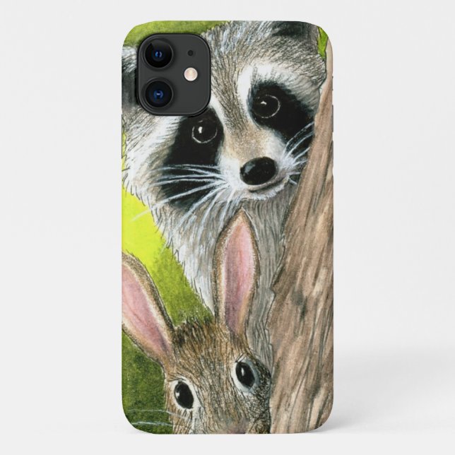 Capa Para iPhone 11 Coelho Racio Hare 50 (Verso)