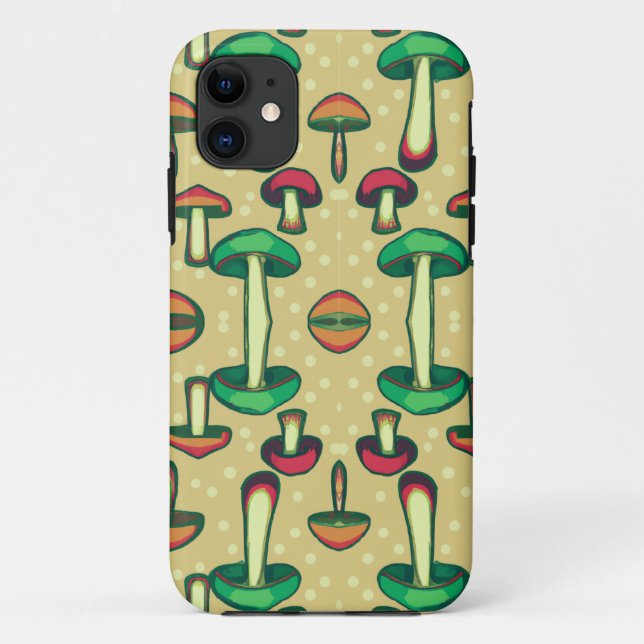 Capa Para iPhone 11 Cogumelo (Verso)
