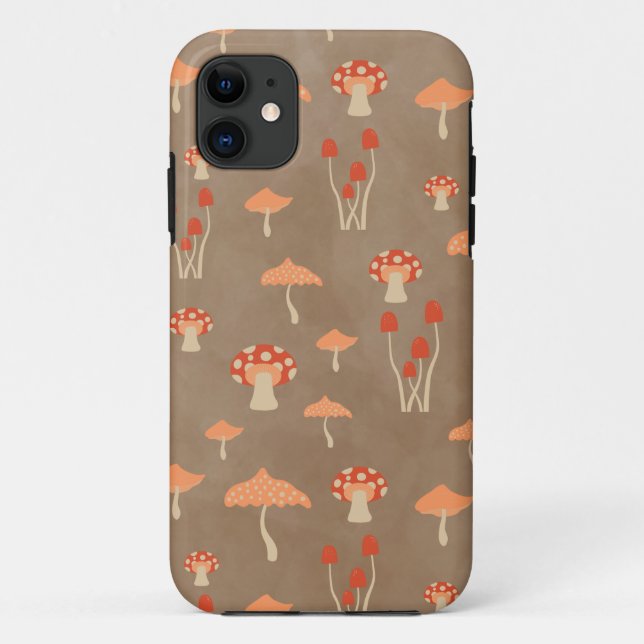 Capa Para iPhone 11 Cogumelo (Verso)