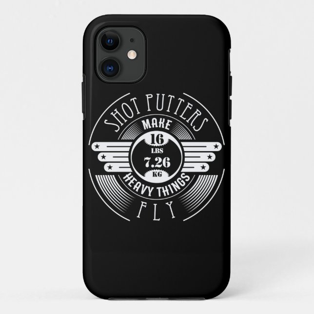 Capa Para iPhone 11 coisas pesadas que voam (Verso)