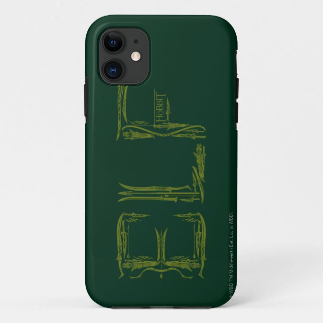 Capa Para iPhone 11 Colagem de Armas Elf (Verso)