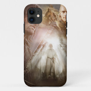 Capa Para iPhone 11 Colagem de Caracteres