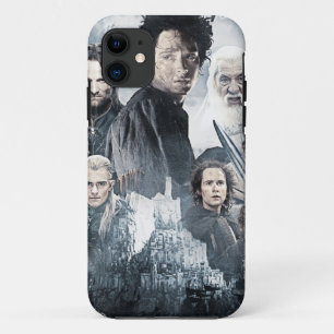 Capa Para iPhone 11 Colagem de Caracteres 3