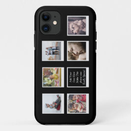 Capa Para iPhone 11 Colagem de Fotos da Família Crie seu próprio iPh d