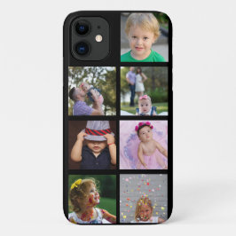Capa Para iPhone 11 Colagem de Fotos Personalizada Personalizável