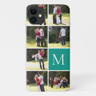 Capa Para iPhone 11 Colagem fotográfica moderna e palha monográfica