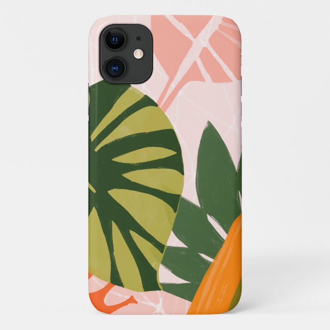 Capa Para iPhone 11 Colagem Selva I (Verso)
