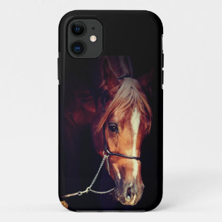 Capa Para iPhone 11 coleção de cavalos. caso arabian red kindle