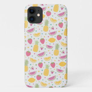 Capa Para iPhone 11 coleção de frutas de verão