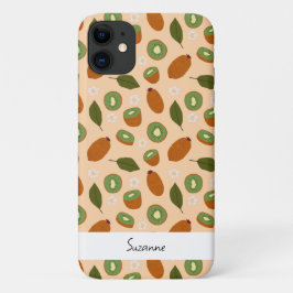 Capa Para iPhone 11 Coleção de padrões da fruta - Kiwi