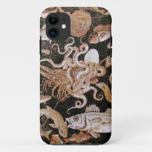 CAPA PARA iPhone 11 COLEÇÃO POMPEII / OCEANO - CENA DE VIDA MARÍTIM