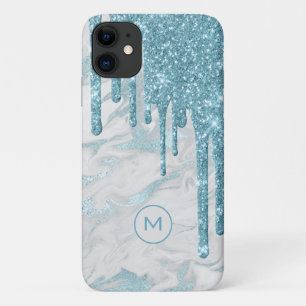 Capa Para iPhone 11 Colírio Azul Aqua Monograma