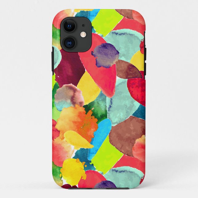 Capa Para iPhone 11 Colisão de cores 5 (Verso)