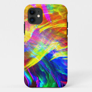 Capa Para iPhone 11 Coloração vibrante Abstrato de Arco Arco-Íris c
