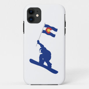 Capa Para iPhone 11 Colorado Snowboard Flag