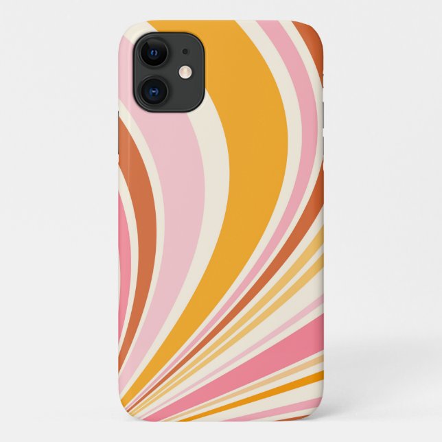 Capa Para iPhone 11 Colorful retro vibes (Verso)