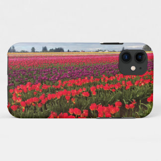 Capa Para iPhone 11 Colorful Tulip Field, Woodburn, Oregon