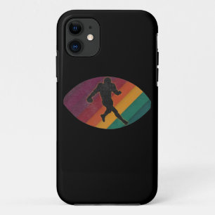 Capa Para iPhone 11 Colorida Trabalho de arte de futebol americano