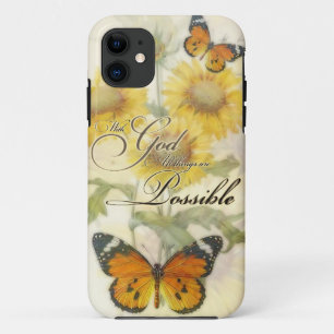 Capa Para iPhone 11 Com Deus Girassóis e Travesseiro decorativo de bor