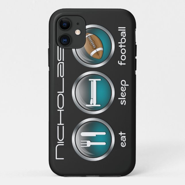 Capa Para iPhone 11 Coma futebol: iPhone 5 Case (Verso)