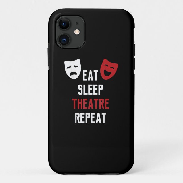 Capa Para iPhone 11 Coma Teatro do Sono Repetir Presente Musical (Verso)