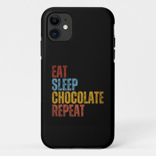 CAPA PARA iPhone 11 COMER DORMIR CHOCOLATE REPETIR