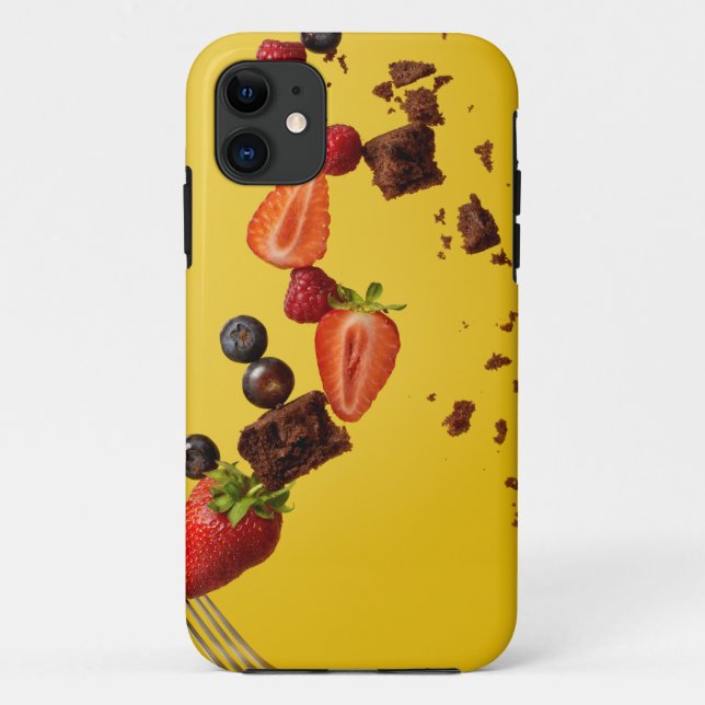 Capa Para iPhone 11 Comida Bonita (Verso)