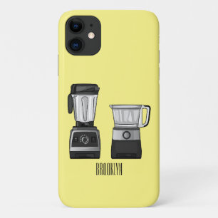 Capa Para iPhone 11 Comida e ilustração do desenho do blender