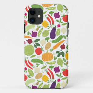 Capa Para iPhone 11 Comida em um fundo branco